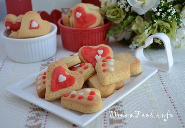 Валентинки - вкусное домашнее печенье