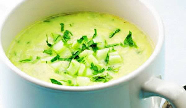 Рецепт холодного огуречного супа