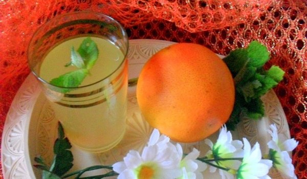 Апельсиново-тыквенный кисель с ягодами