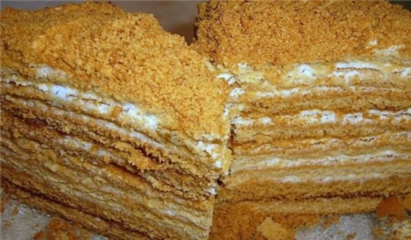 Рецепт приготовления медового торта
