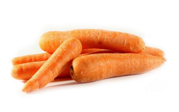 очищенная морковь